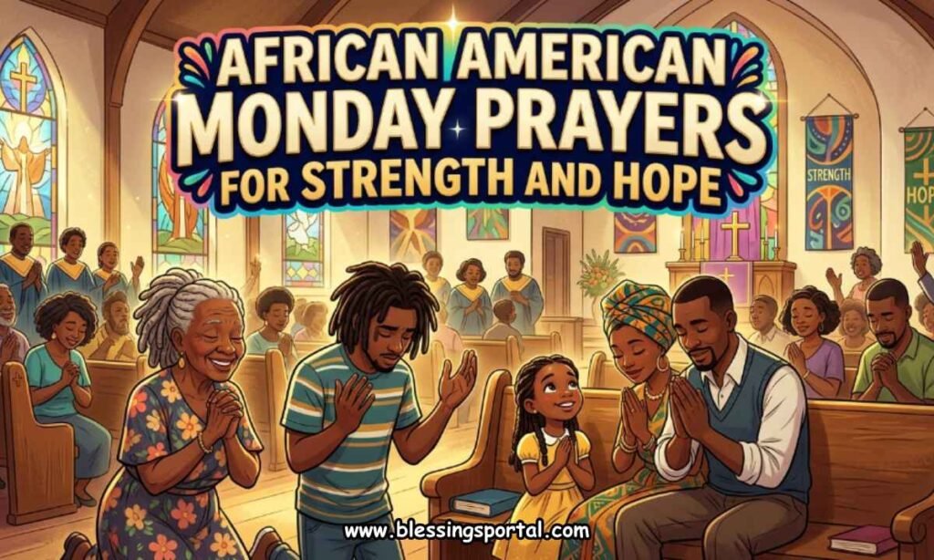 African American Monday Prayers for Strength and Hope