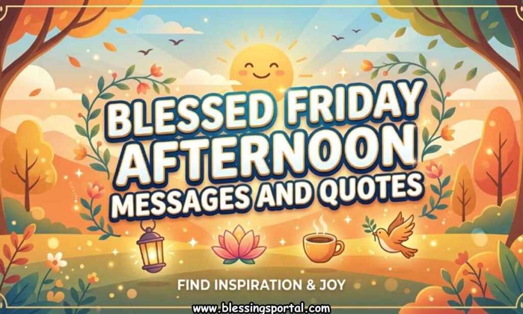 Blessed Friday Afternoon Messages and Quotes