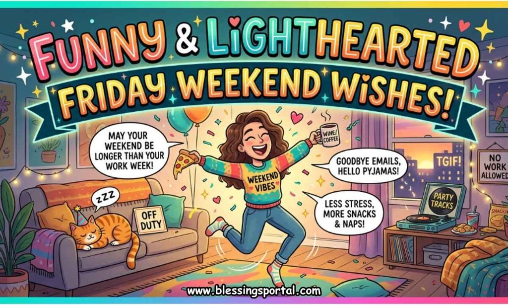 Funny & Lighthearted Friday Weekend Wishes