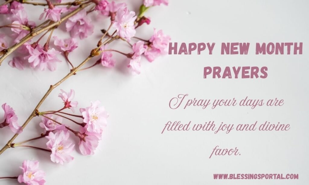 Happy New Month Prayers
