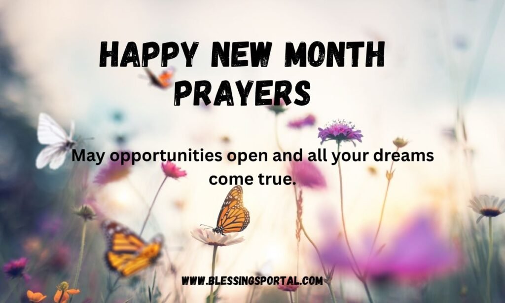 Happy New Month Prayers