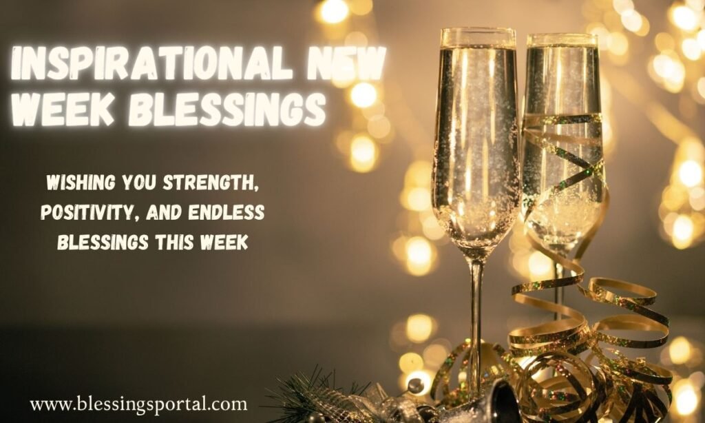 Inspirational New Week Blessings