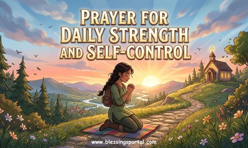 Prayer for Daily Strength and Self-Control
