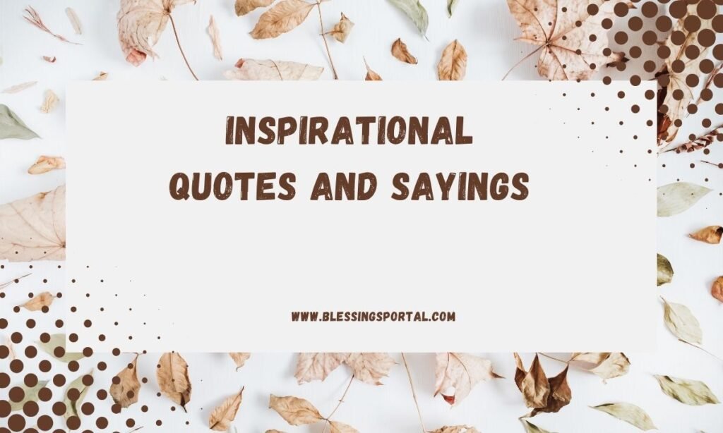 Quotes and Sayings