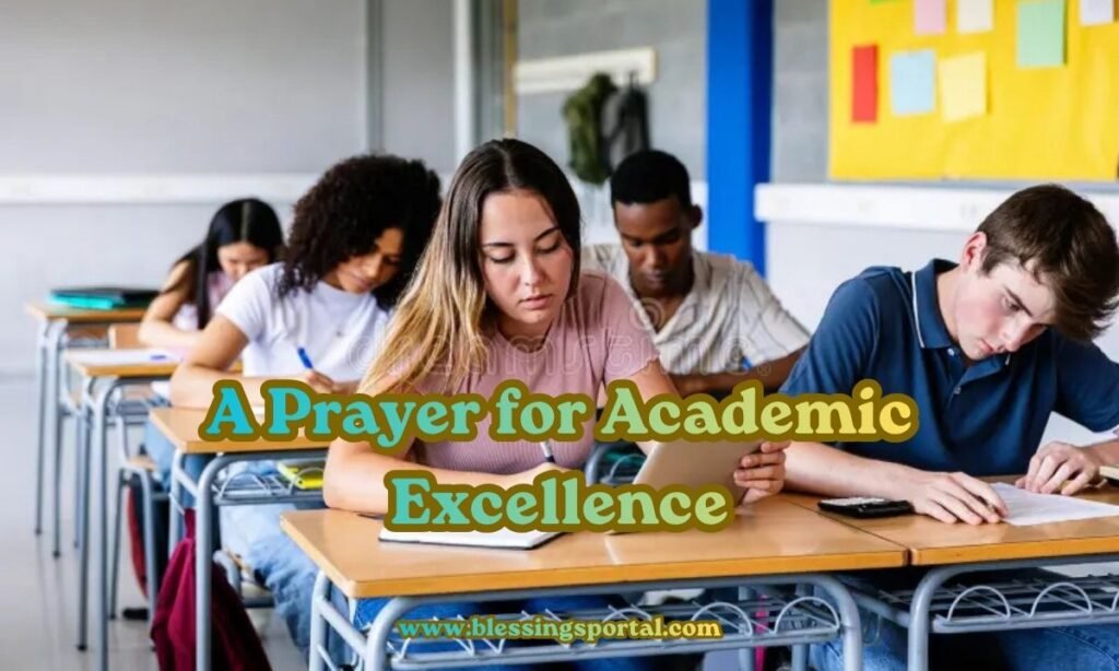 A Prayer for Academic Excellence