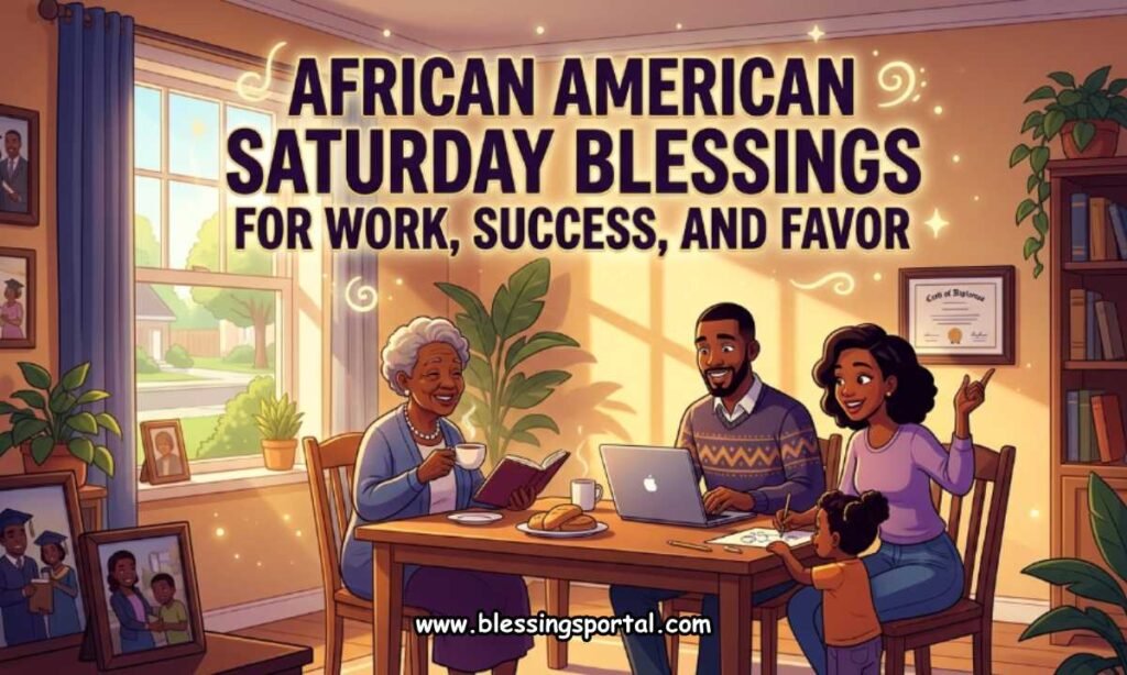 African American Saturday Blessings for Work, Success, and Favor