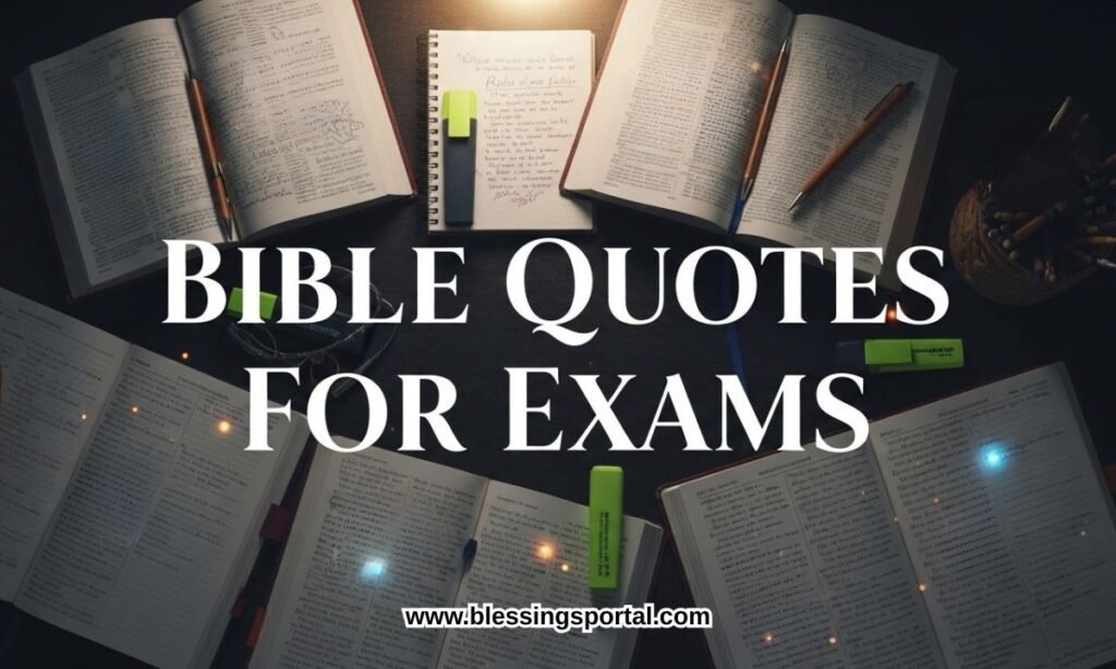 Bible Quotes For Exams