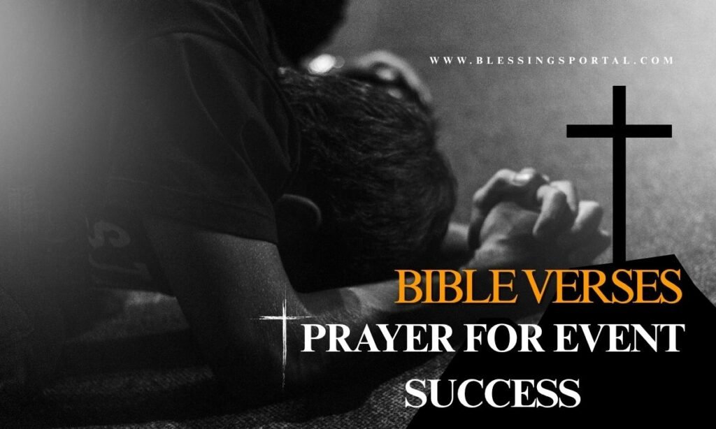 Bible Verse Prayer for Event