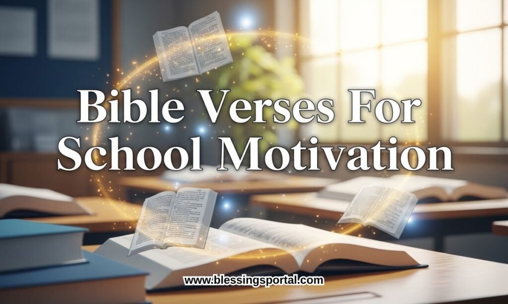 Bible Verses For School Motivation