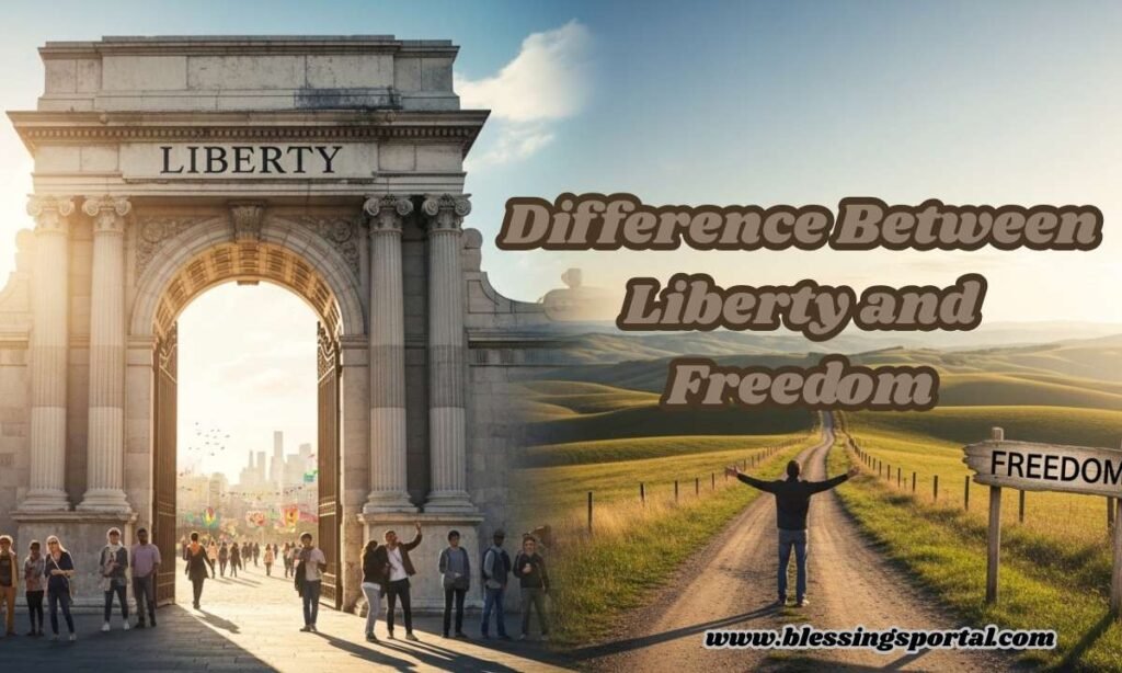 Difference Between Liberty and Freedom