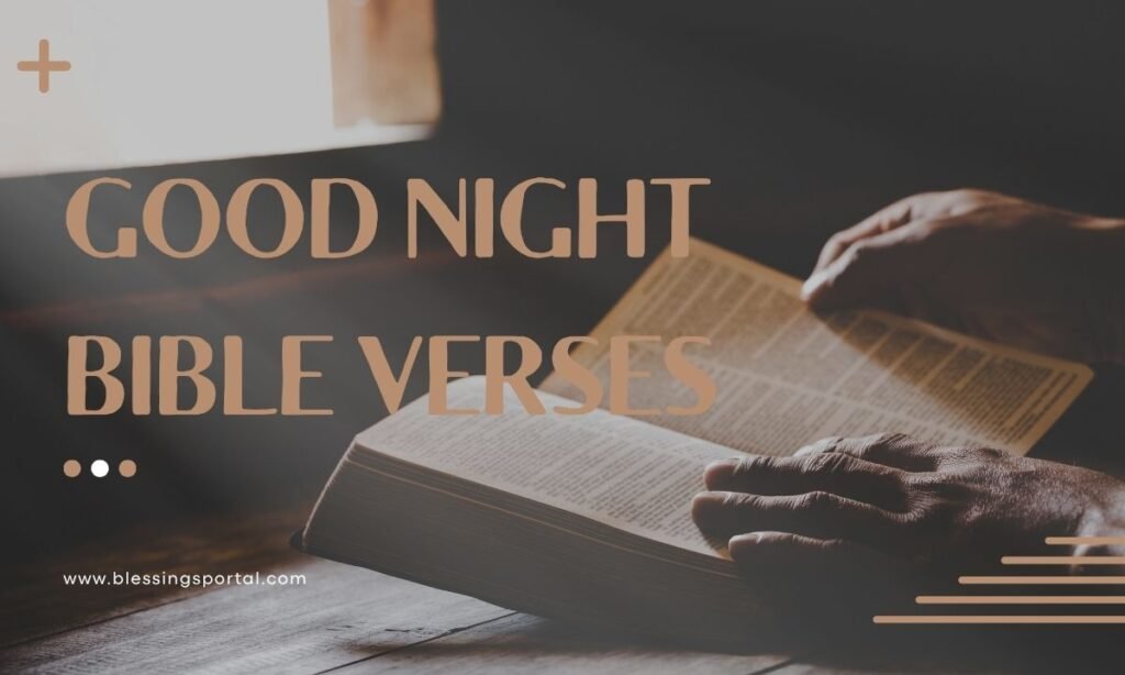 Good Night Bible Verses