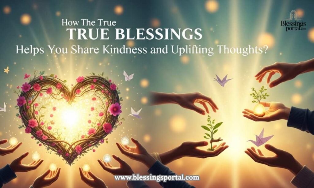How The True Blessings Helps You Share Kindness and Uplifting Thoughts