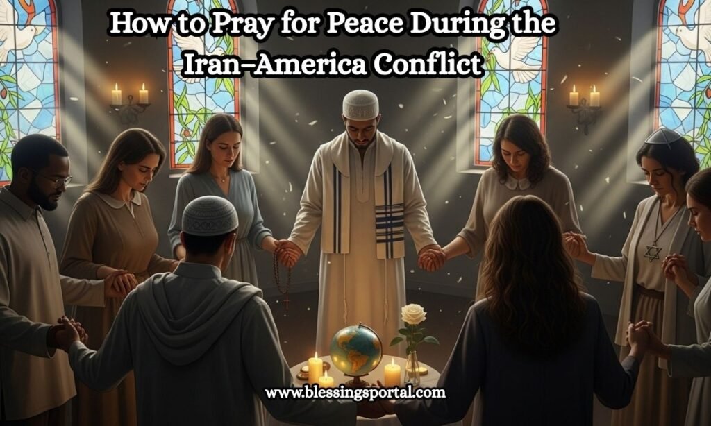How to Pray for Peace During the Iran–America Conflict