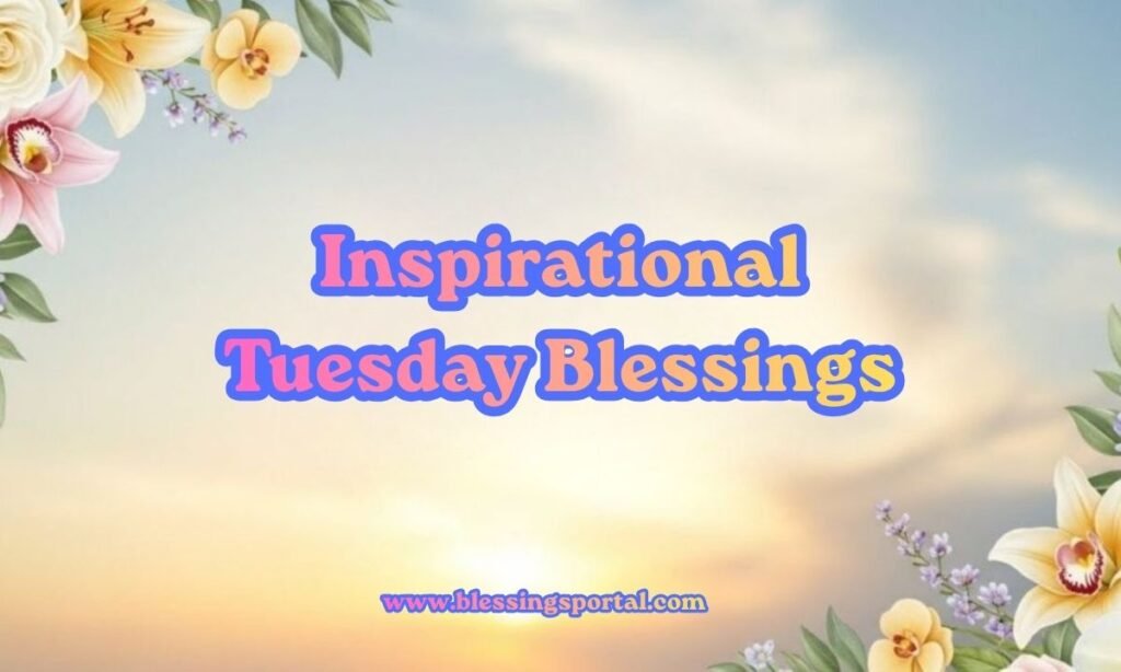 Inspirational Tuesday Blessings