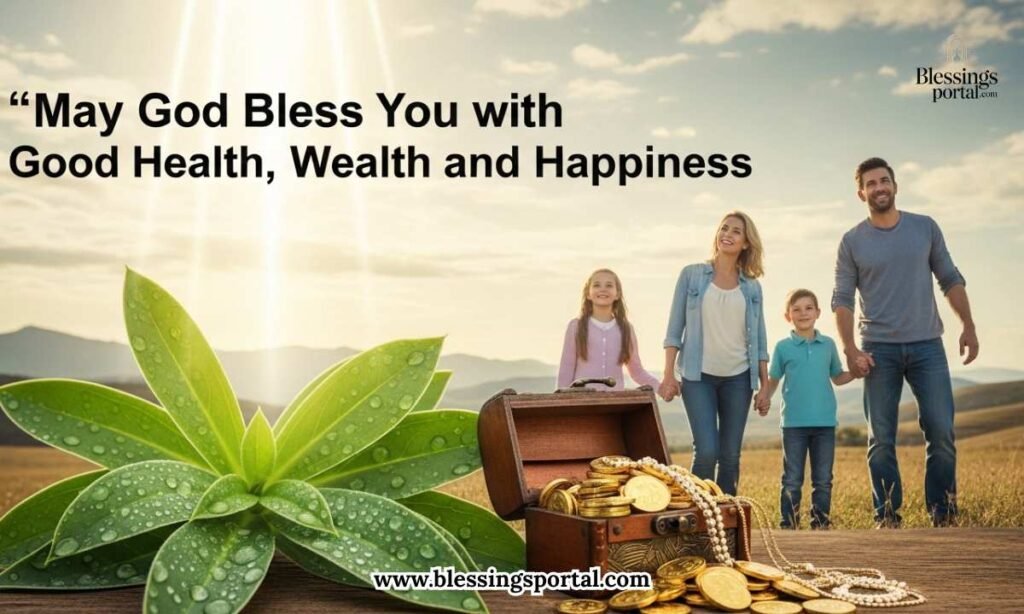 May God Bless You with Good Health, Wealth and Happiness