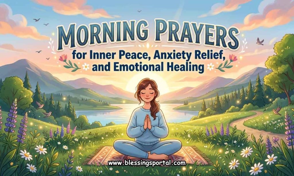 Morning Prayers for Inner Peace, Anxiety Relief, and Emotional Healing