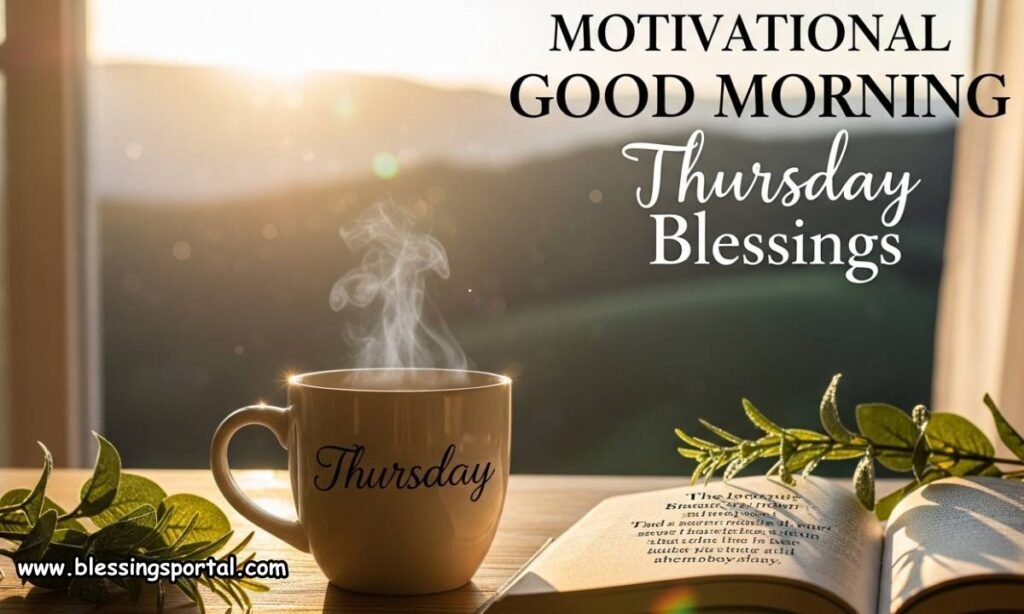 Motivational Good Morning Thursday Blessings