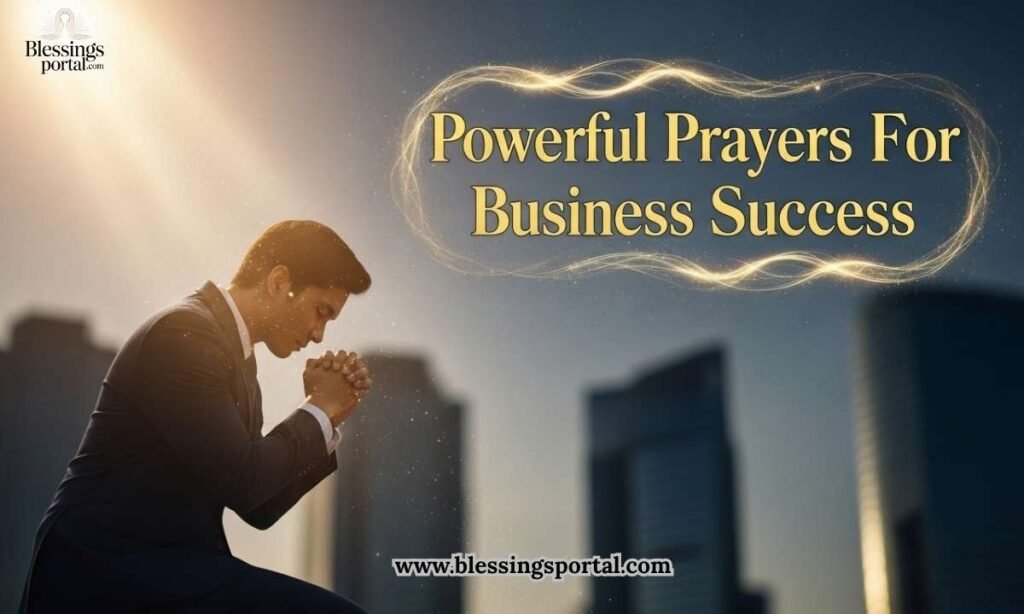 Powerful Prayers For Business Success