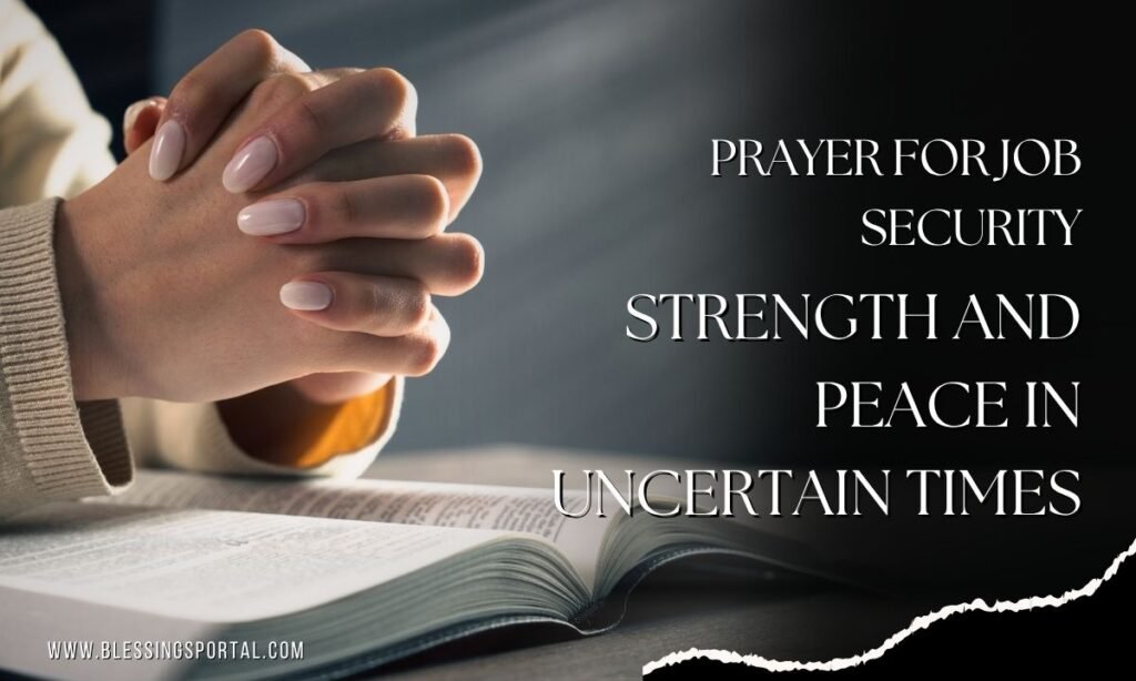 Prayer For Job & Career in Uncertain Time
