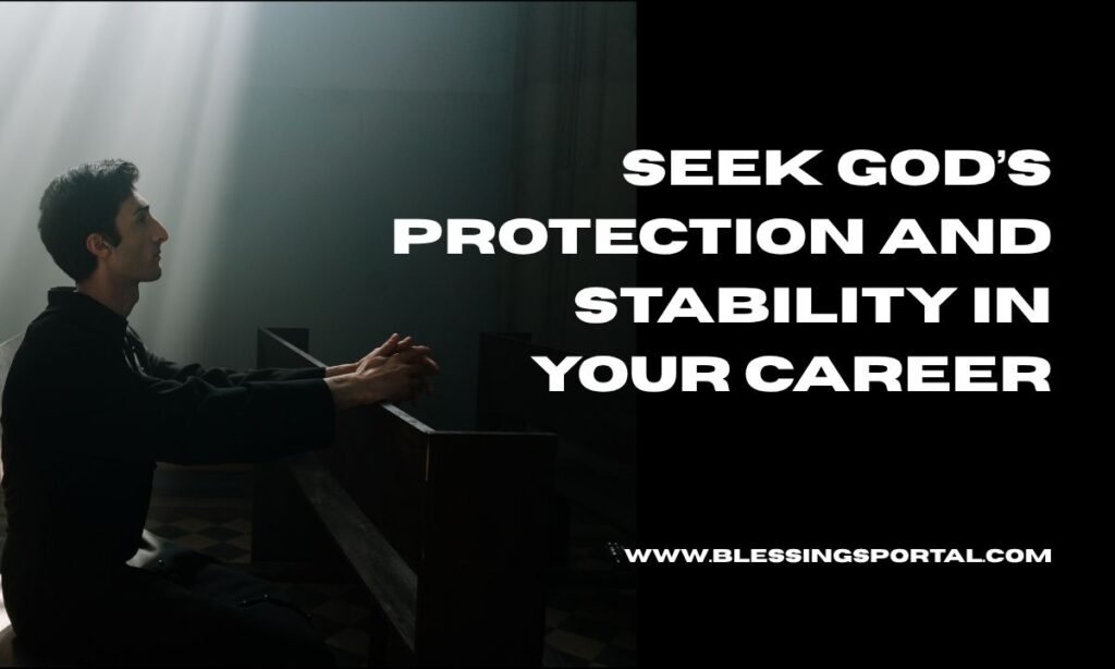 Prayer For Stability in Career
