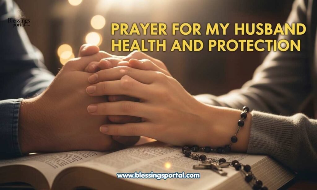 Prayer for My Husband Health and Protection