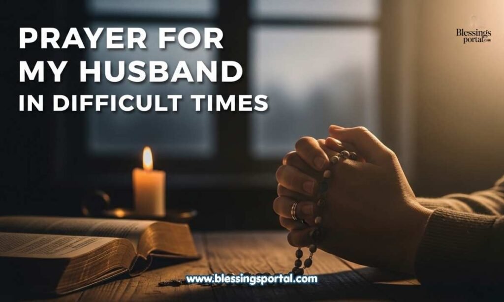 Prayer for My Husband in Difficult Times