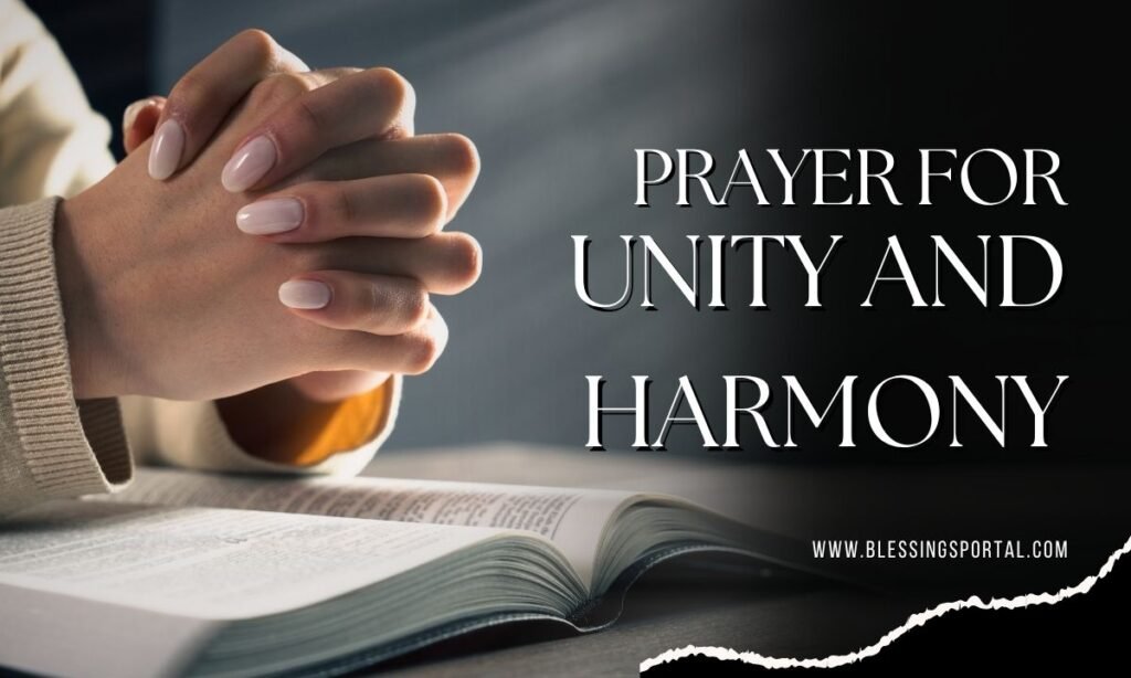 Prayer for Unity and Harmony