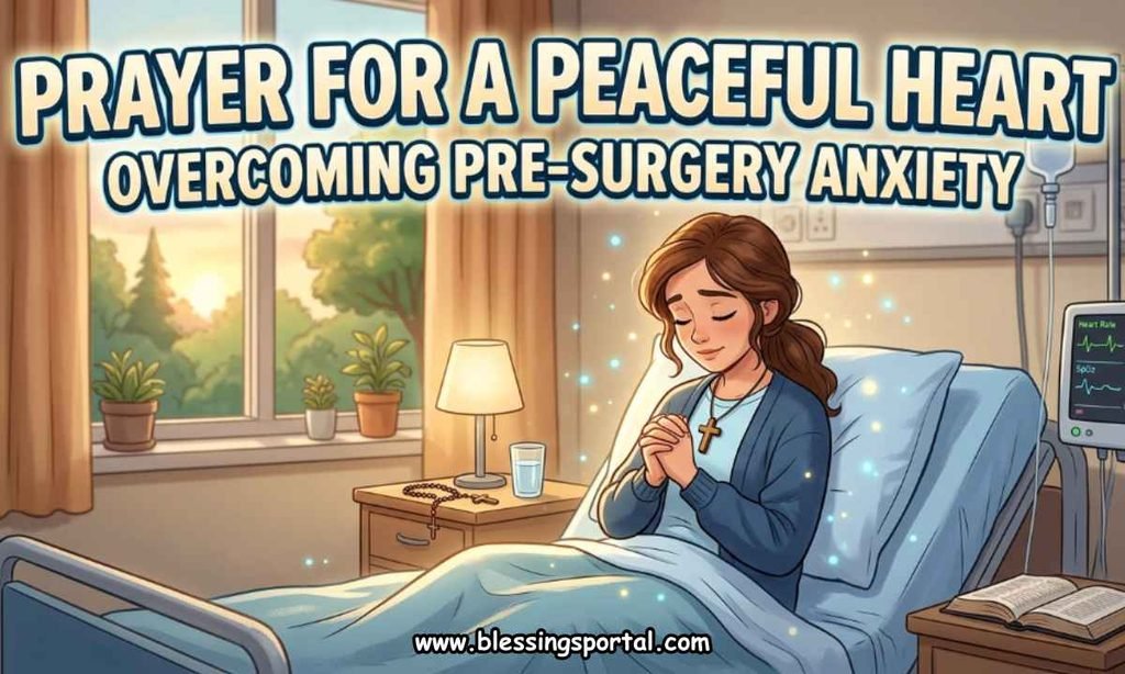 Prayer for a Peaceful Heart (Overcoming Pre-Surgery Anxiety)