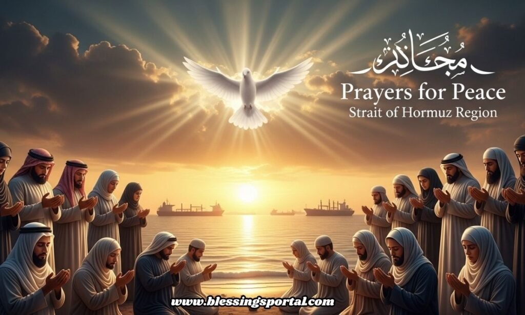 Prayers for Peace in the Strait of Hormuz Region