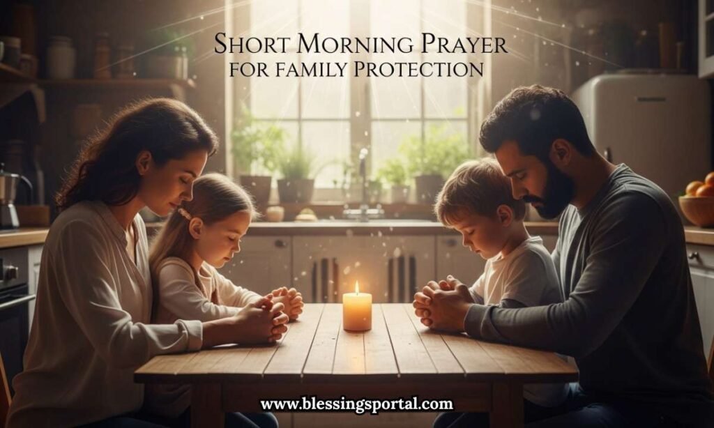 Short Morning Prayer for Family Protection