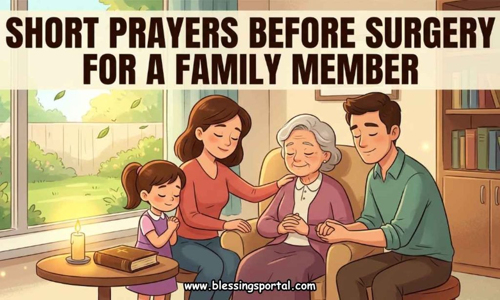 Short Prayers Before Surgery for a Family Member
