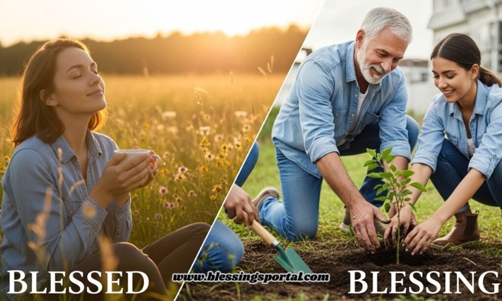 The Difference Between Blessed and Blessing