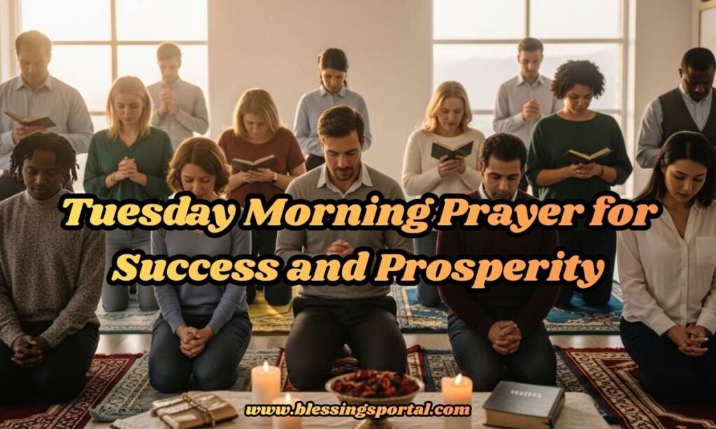 Tuesday Morning Prayer for Success and Prosperity