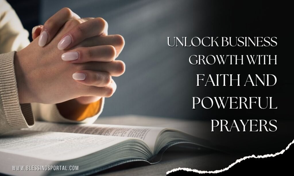 Unlock Business Growth With Prayers