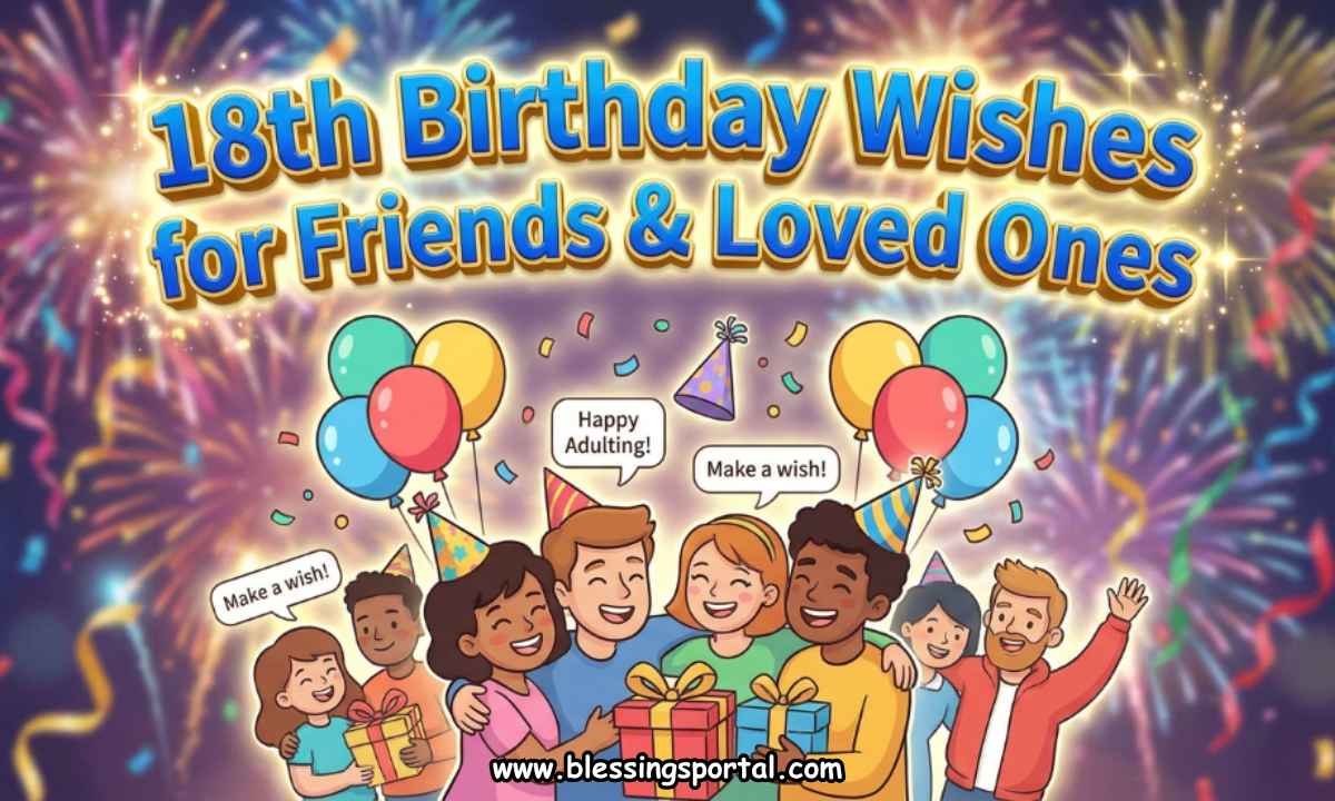 18th Birthday Wishes for Friends & Loved Ones