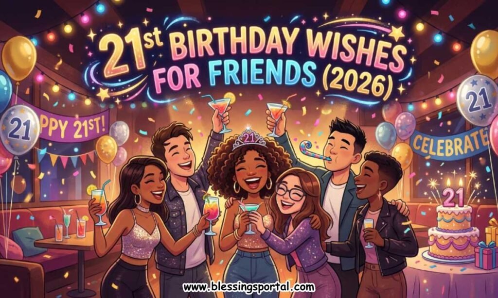 21st Birthday Wishes for Friends