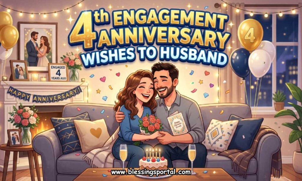 4th Engagement Anniversary Wishes To Husband