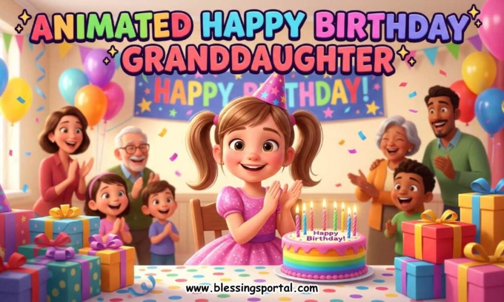 Animated Happy Birthday Granddaughter