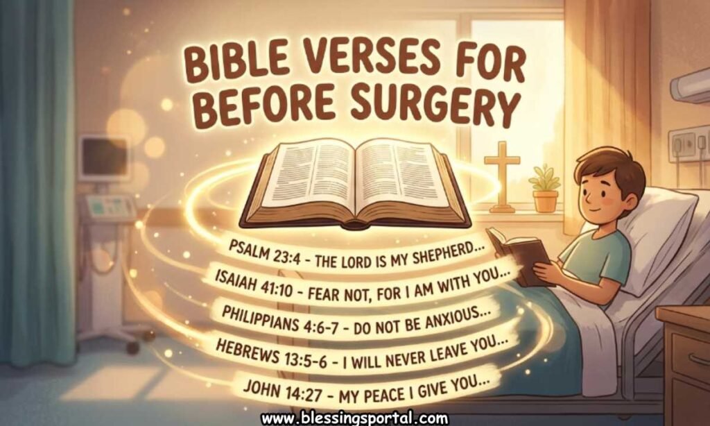 Bible Verses for Before Surgery
