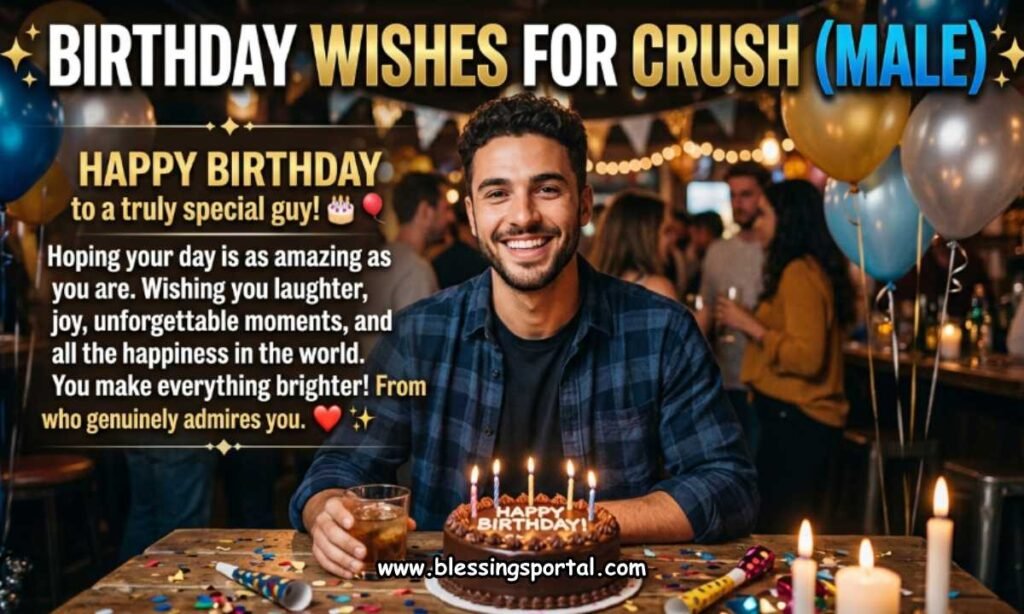 Birthday Wishes for Crush Male