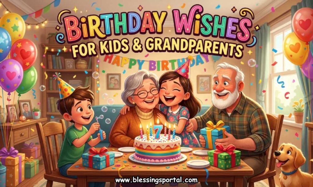 Birthday Wishes for Kids & Grandparents