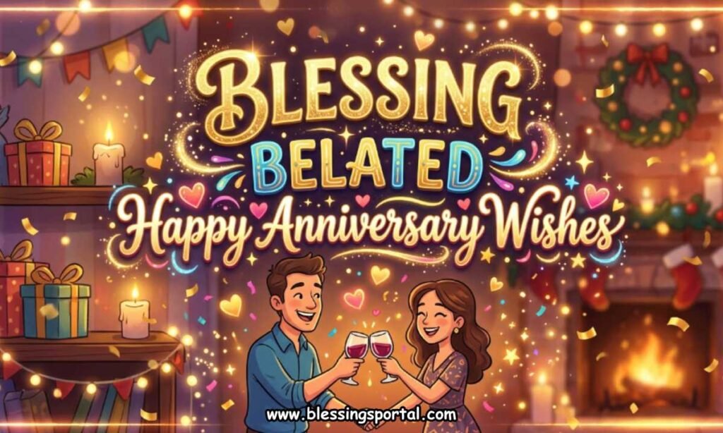 Blessing Belated Happy Anniversary Wishes
