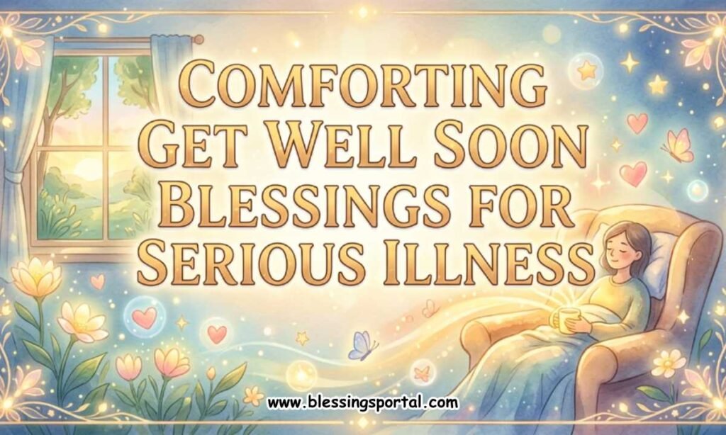 Comforting Get Well Soon Blessings for Serious Illness