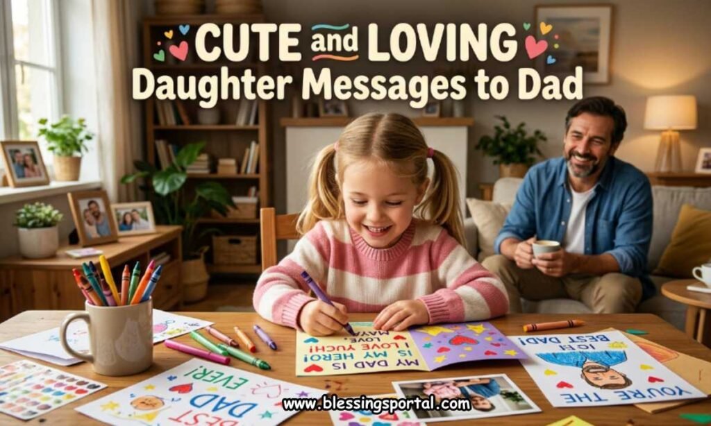 Cute and Loving Daughter Messages to Dad