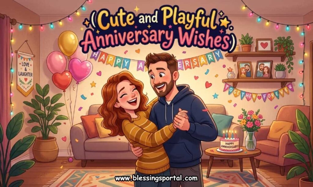 Cute and Playful Anniversary Wishes