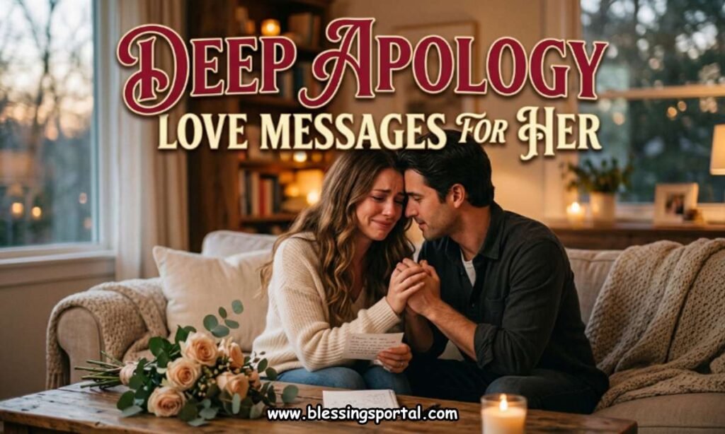 Deep Apology Love Messages For Her