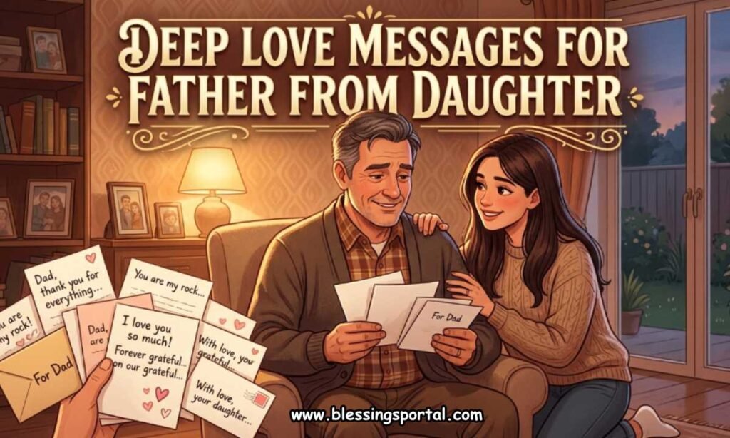 Deep Love Messages for Father From Daughter