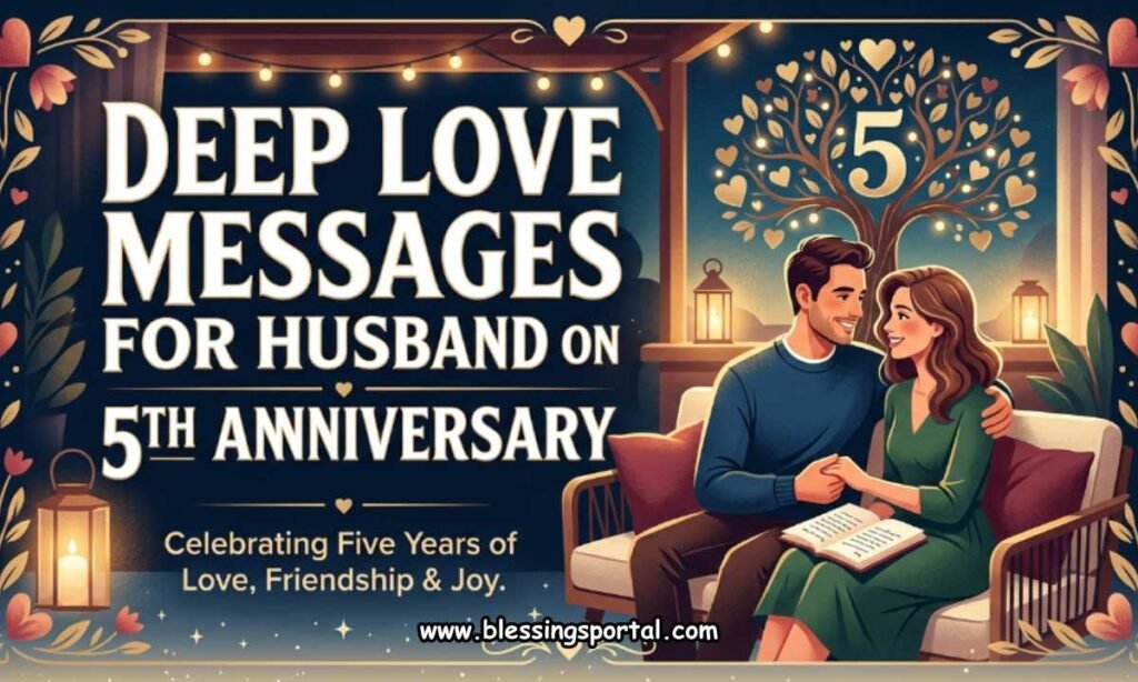 Deep Love Messages for Husband on 5th Anniversary