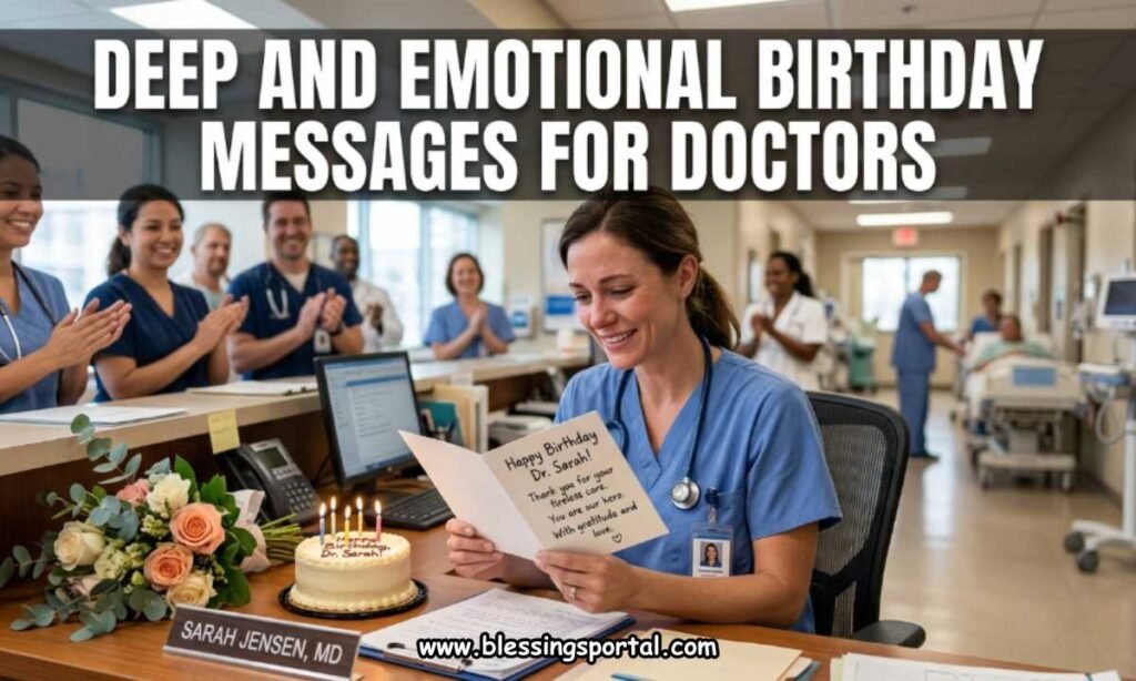 Deep and Emotional Birthday Messages for Doctors