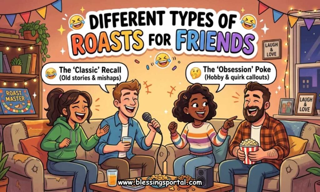 Different Types of Roasts for Friends